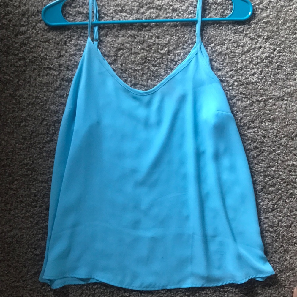 Aqua blue tank